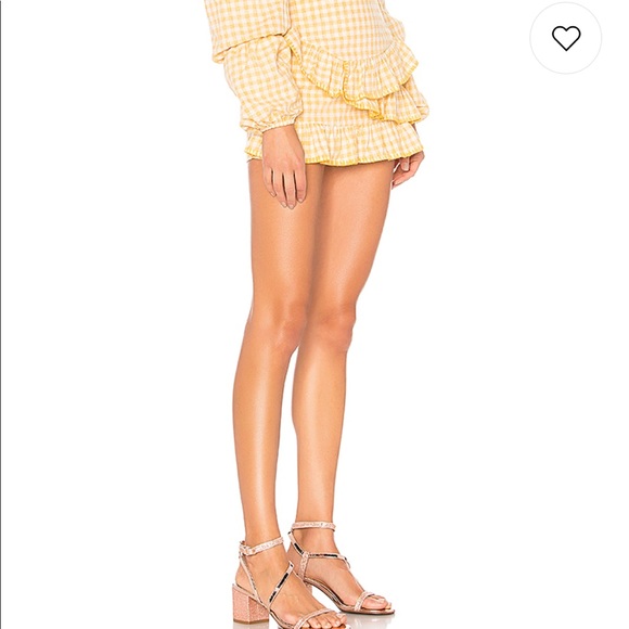 Revolve Yellow Gingham Elaine Set by TulaRosa - Picture 5 of 8